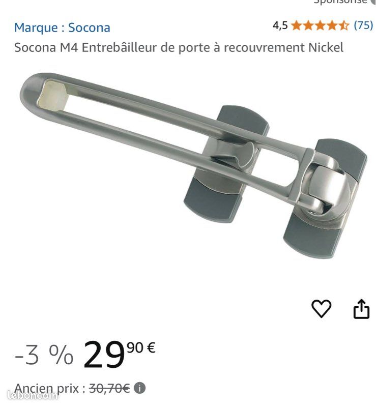 Entrebâilleur de porte socona (image 3)