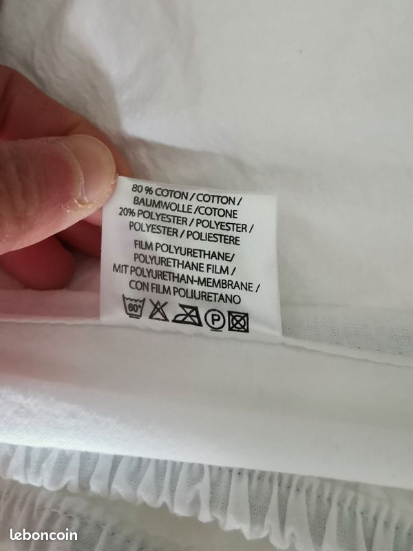 Protège matelas imperméable 140x190 Neuf (image 6)