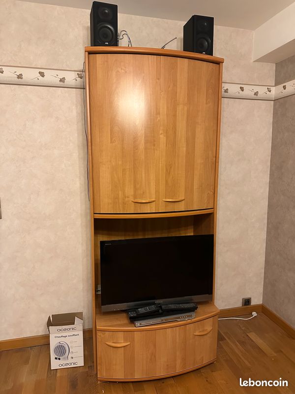 Meuble télé en bois (image 1)