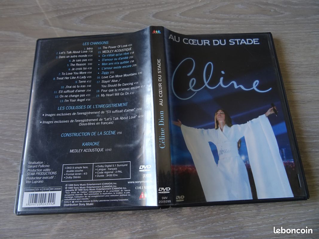 Dvd Céline Dion Au cœur du Stade (image 3)
