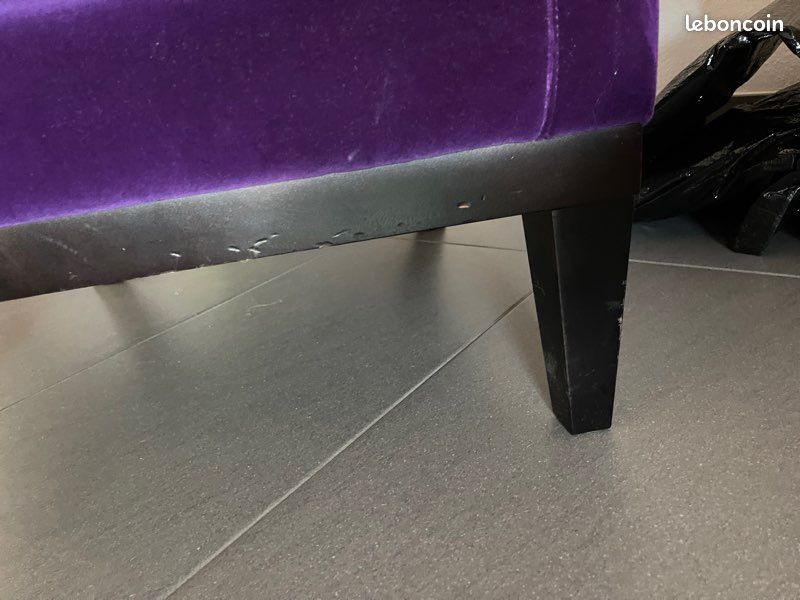 Fauteuil velour Pfister (image 3)