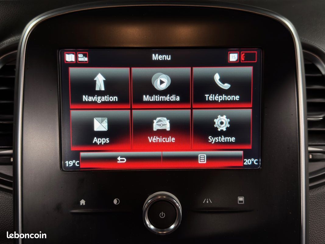 RENAULT GRAND SCENIC IV 1.3 TCE 140 Cv 7 PLACES - APPLE&ANDROID - GARANTIE 12 MOIS 2018 (image 24)