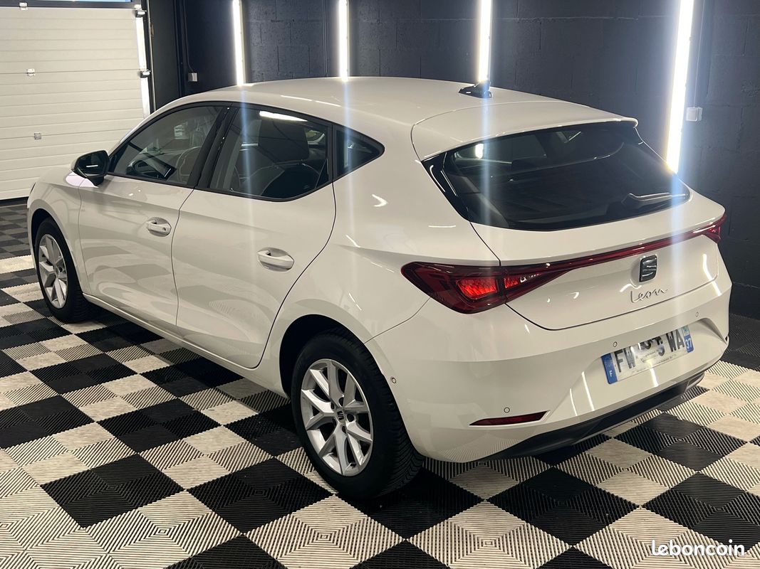 SEAT LEON 2.0 TDI 115ch STYLE BVM6 01/2021 76000 kms 1ERE MAIN / CAMERA / CARPLAY / HISTORIQUE LIMPIDE (image 3)