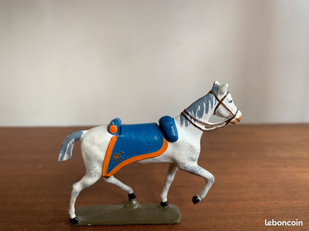 Figurine Soldat CBG Mignot Cavalier 1er Empire, échelle 1:32 (60mm) Plomb Peint