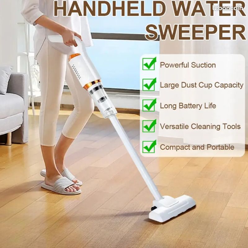 Aspirateur Sans Fil Ménager Eau et Poussière (image 1)