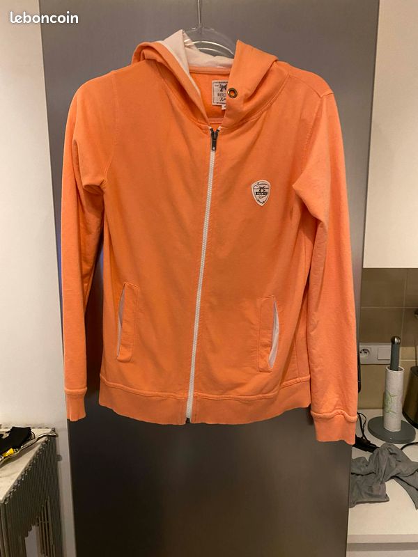 Sweat à Capuche Lemieux – Taille 8, Fille/femme, Gris, état Correct
