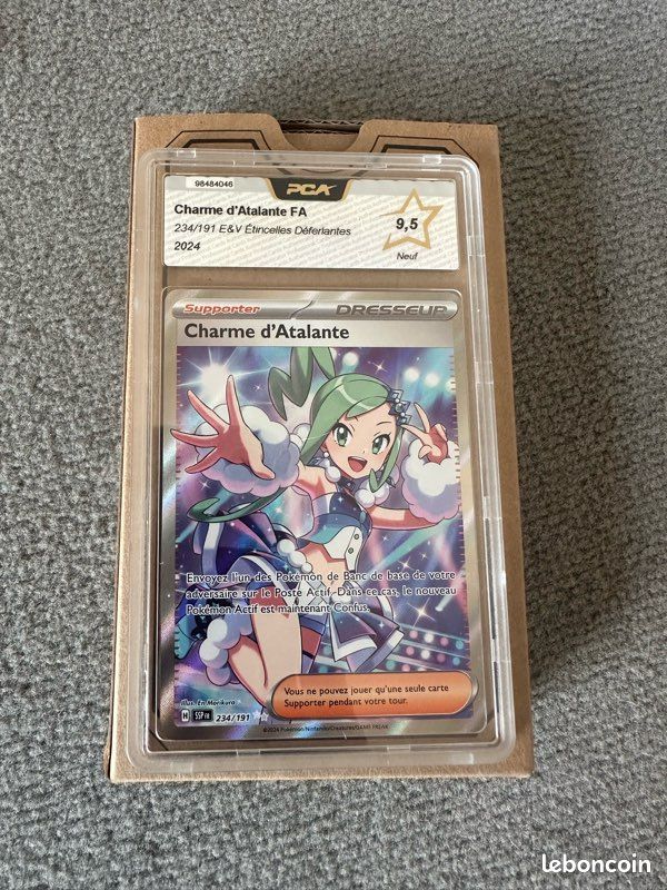 Charme d'Atalante PCA 9,5 234/191 tincelles Dferlantes Carte Pokmon -  Collection