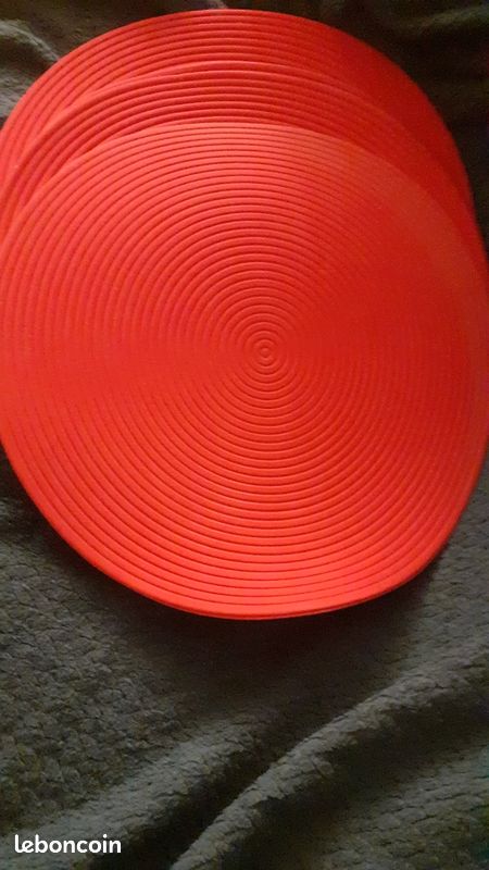 4 set de table rouge (image 1)