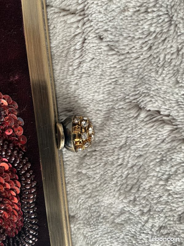 Sac/pochette vintage en velours Armand VENTILO (image 11)