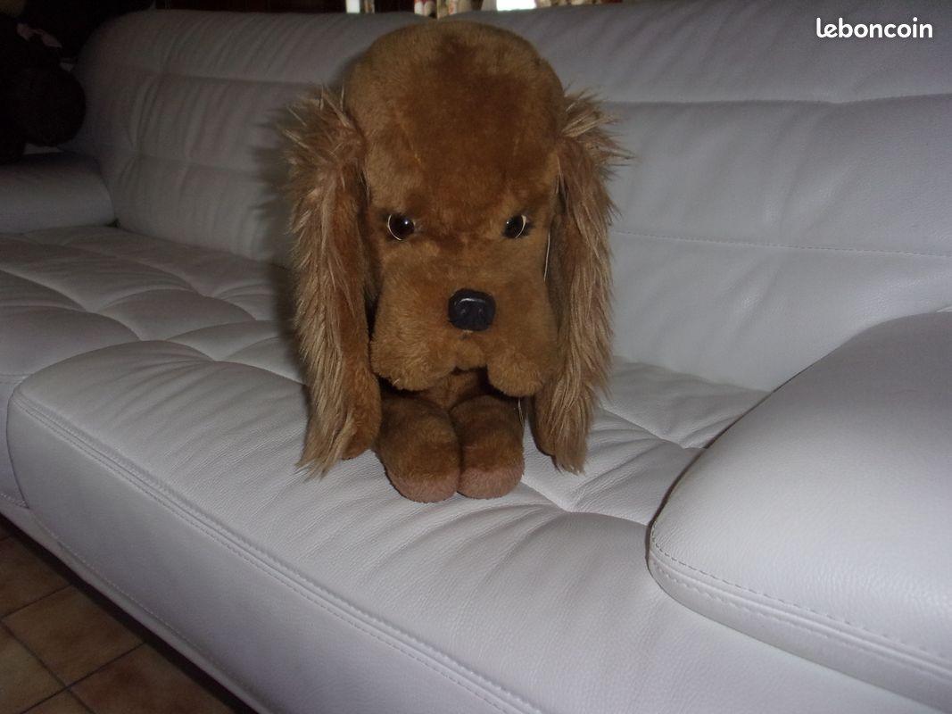 Chien vintage peluche (image 1)