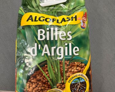 Billes D'Argile Algoflash – 6 L – Diamètre 10-20 Mm – Pour Drainage, Aération Et Paillage Des Plantes En Pot