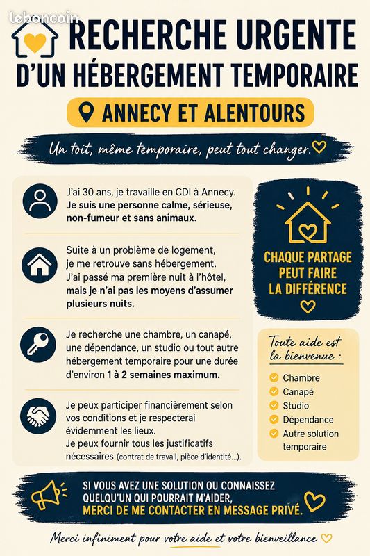 Appartement 1 pièce 10 m² · à Annecy · 10 m² · 200 €