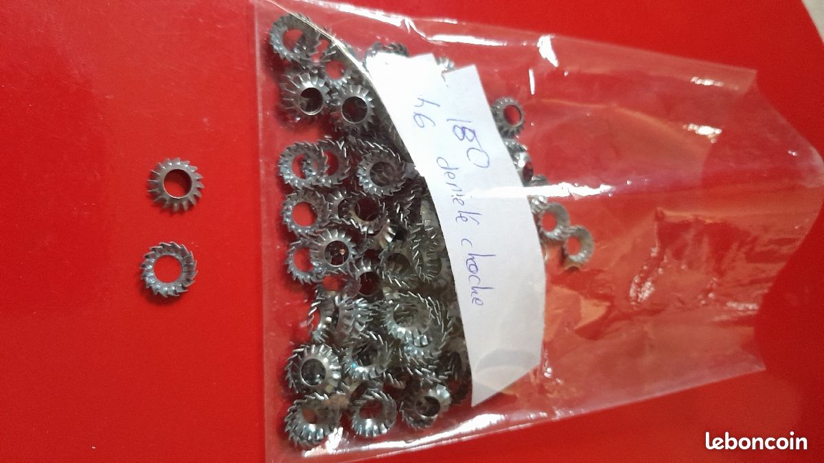 180 rondelles "cloche "6mm (image 1)