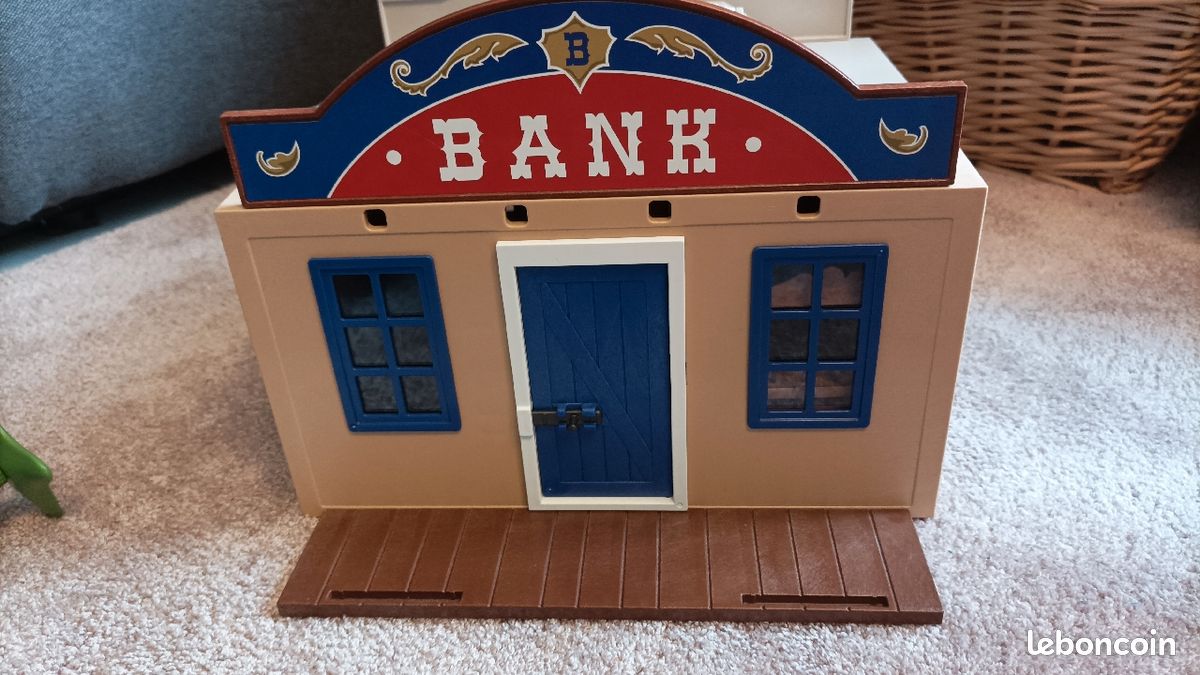 Playmobil - banque et bureau du sherif + personnages (image 5)