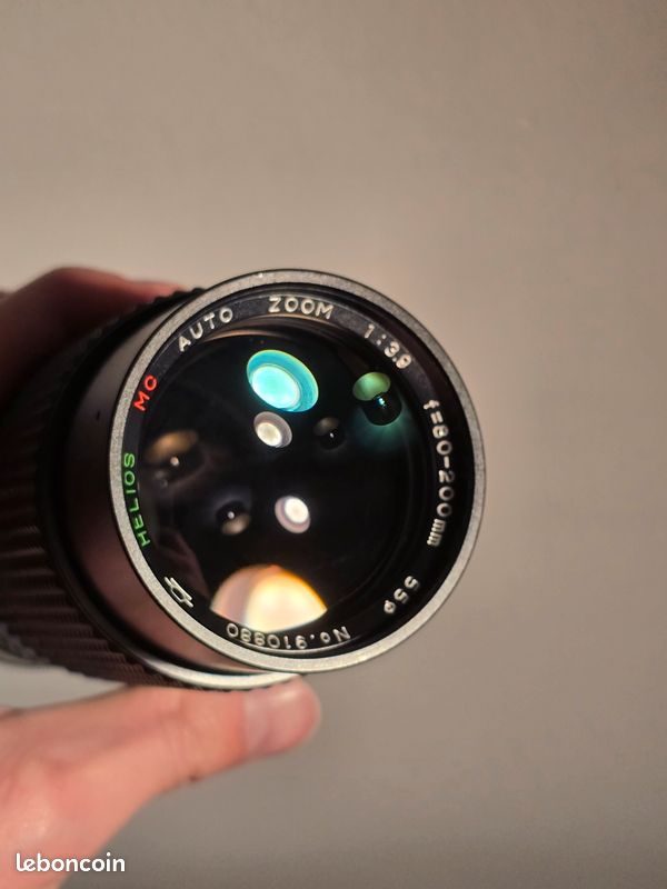 Objectif Helios MC Auto Zoom 80-200mm F/3.9 Monture M42 – État Proche Du Neuf