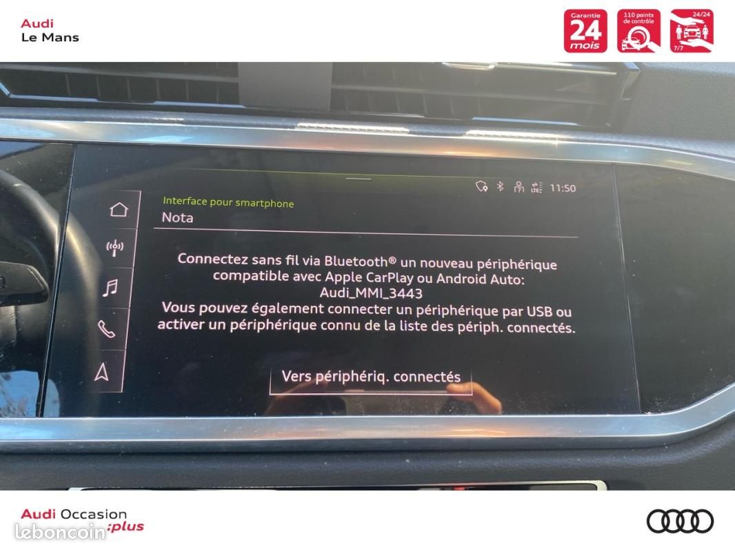 Audi Q3 Sportback 45 TFSIe 245 ch S tronic 6 Design (image 18)
