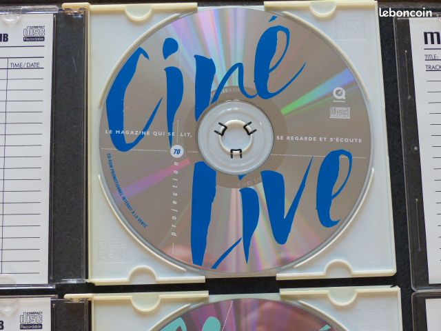 12 CD ROM "Ciné Live" (2003 et 2004) (image 2)