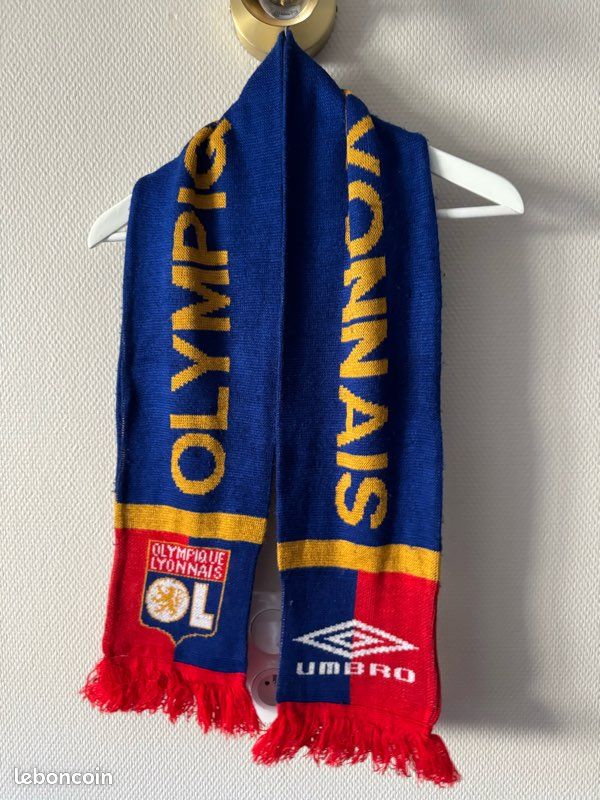 ANCIENNE ECHARPE FOOT vintage Olympique Lyonnais OL Lyon EUR 10,00