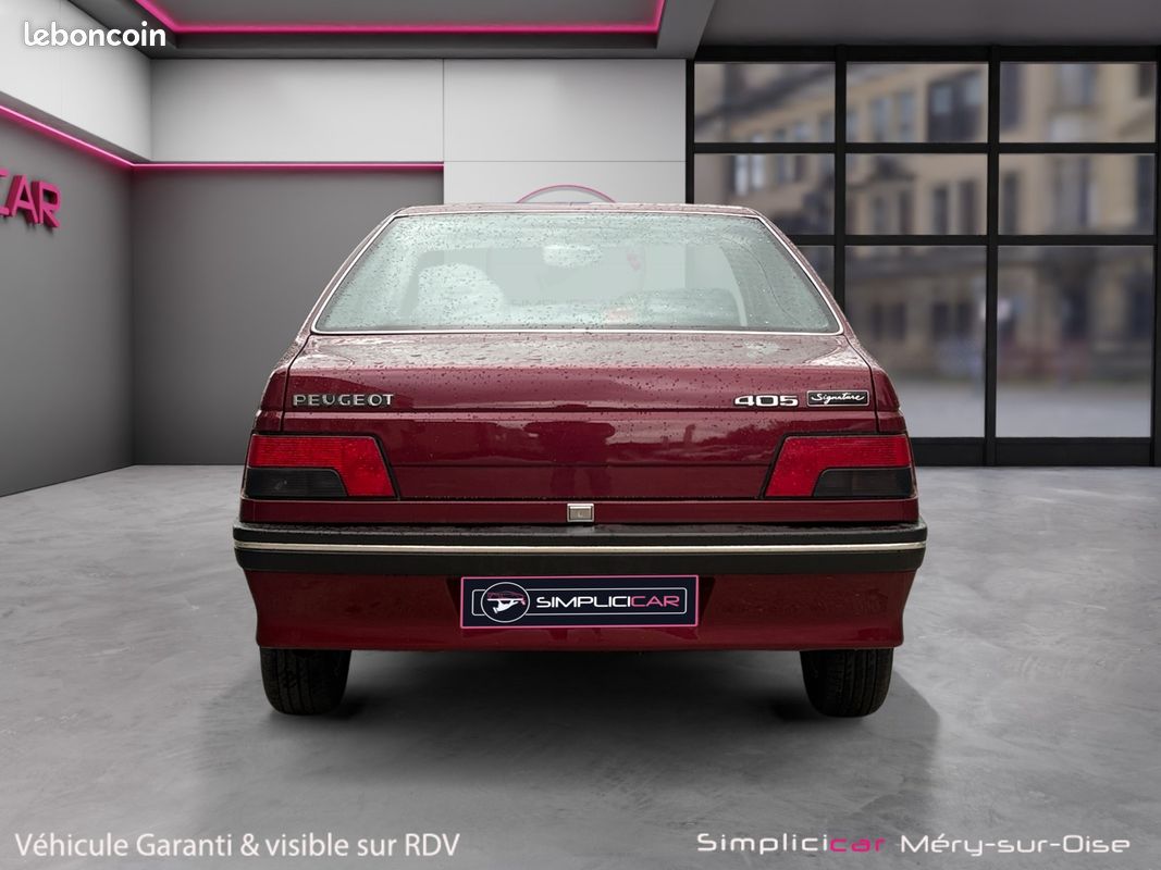 PEUGEOT 405 II SRI SIGNATUR AUTOMATIQUE CUIR CHAUFFANTS 123Ch Garantie 12 mois (image 7)