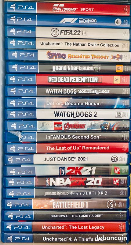 PS4 (21 jeux) (image 1)