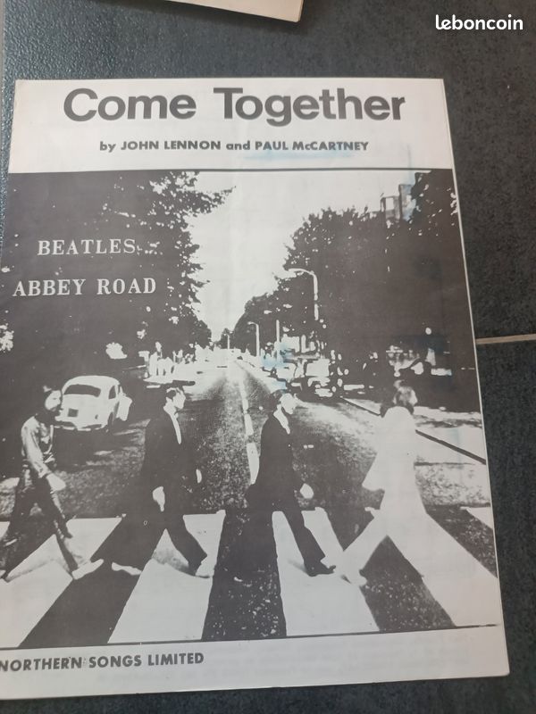 Partitions The Beatles Come together 1969 CD Musique