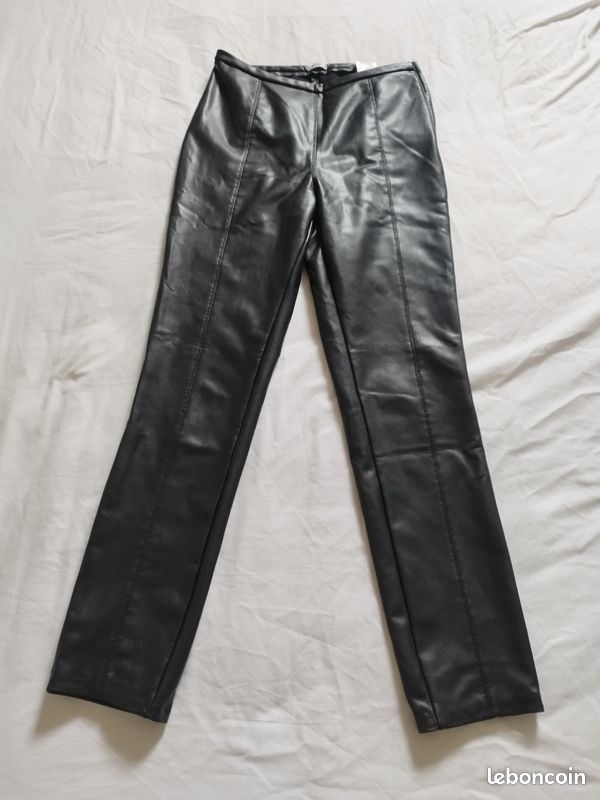 Pantalon Simili Cuir Pimkie Cuir Kaki Pimkie Legging Simili Cuir