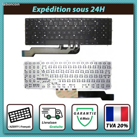 Clavier AZERTY Français Pour Dell Inspiron 15 3583 / 3584 / 3585 - Neuf