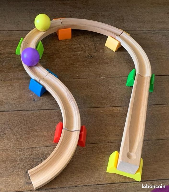 Circuit billes en bois (image 1)
