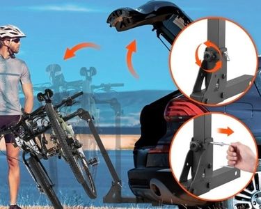 Porte-vélos VEVOR Sur Attelage - 2 Places - Charge 36 Kg - Neuf