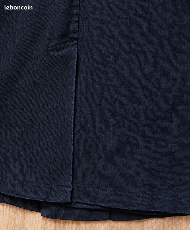 Manteau Court Caban noir/bleu marine Homme Taille S – Zippé Boutons pressions Poches Intérieur matelassé – DDP – Automne / Printemps (Mi-saison) Quotidien / Ville (image 16)
