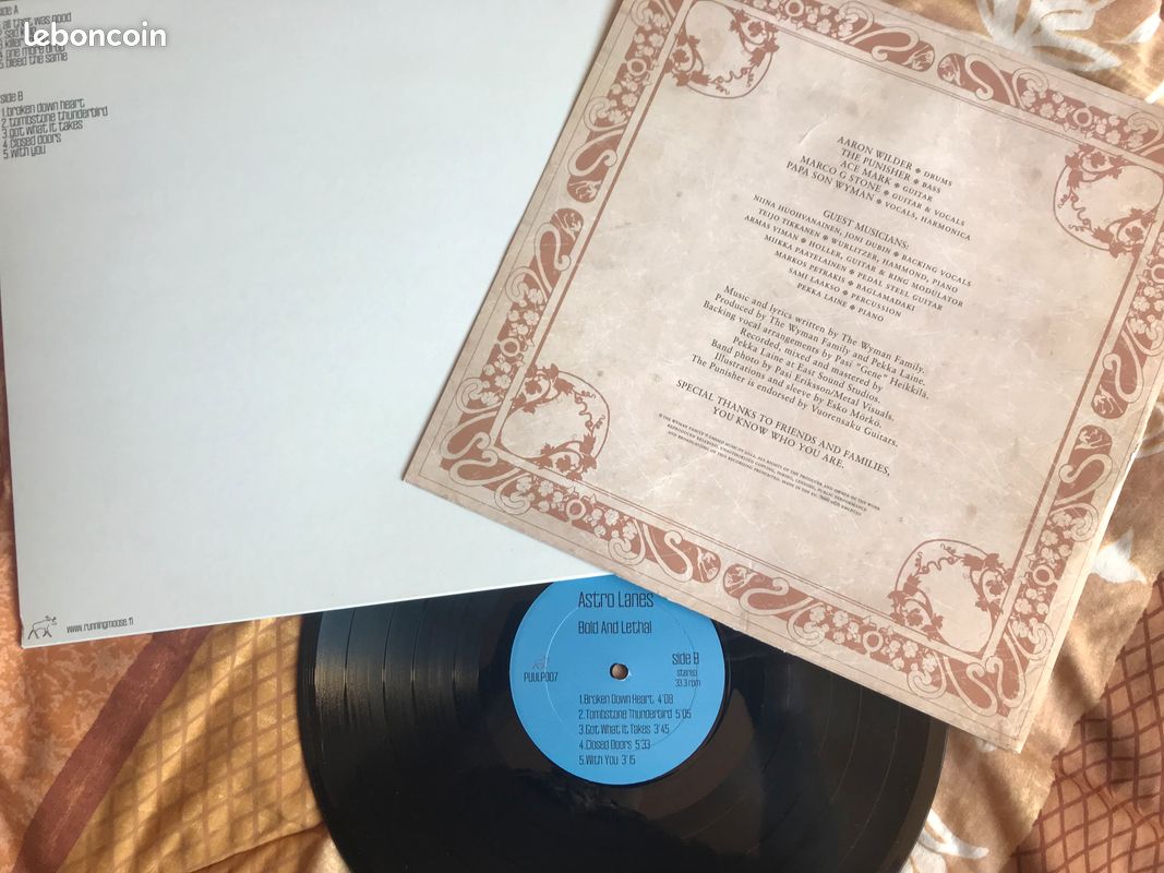 ASTRO LANES Bold and Lethal LP vinyle 33 tours neuf (image 2)