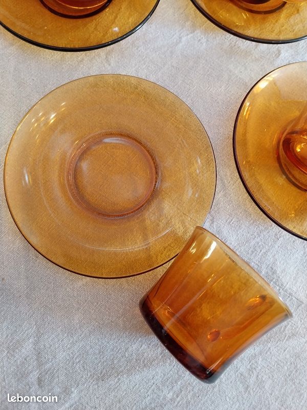 Assiettes plates Duralex Années 70 - Vintage - Vintage Family