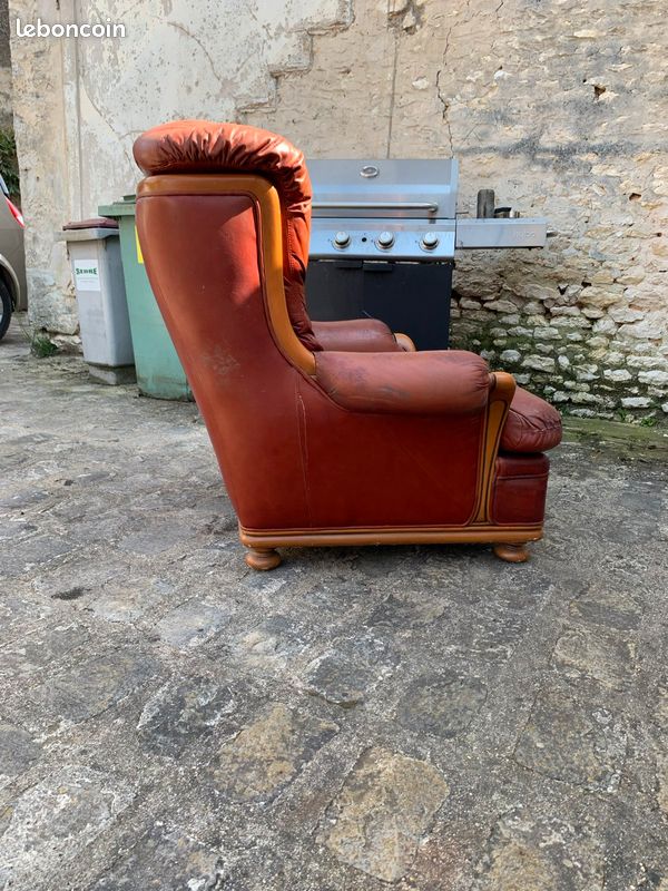 Fauteuil en cuir (image 3)