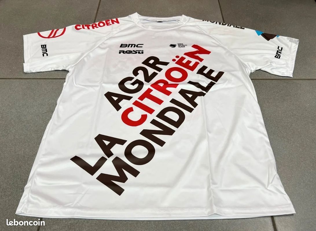 Cycling Jersey Maillot Ag2r CitroÃ«n 2021 DÃ©railleur ArriÃ¨re VÃ©