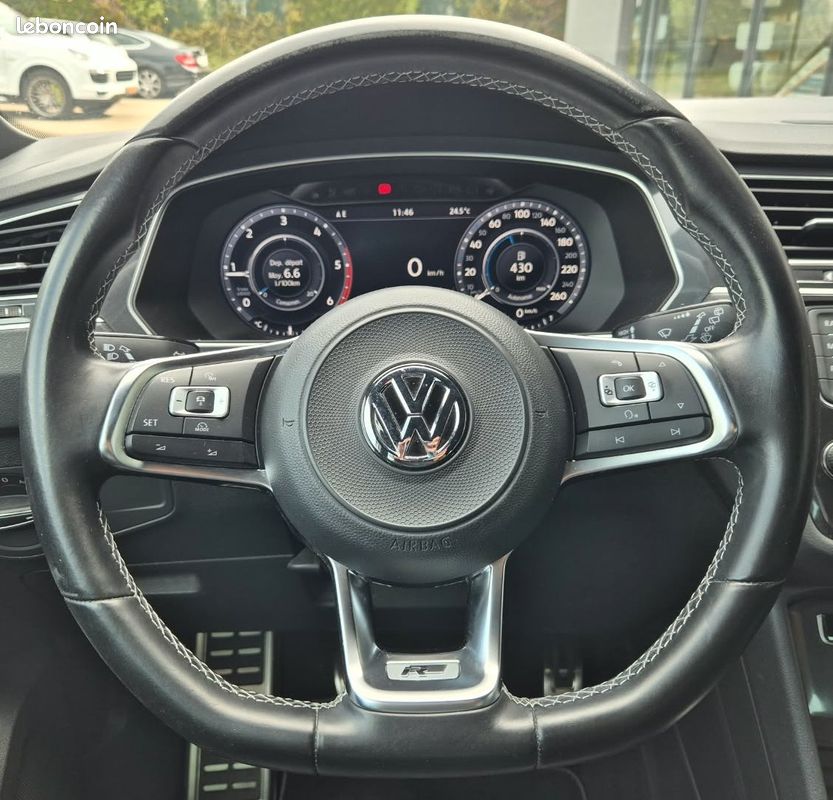 VOLKSWAGEN TIGUAN 2.0 TDI 150 CARAT - R-Line int/ext - Attelage électrique (image 4)