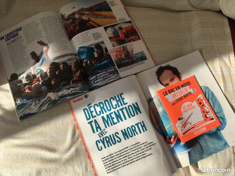Lot 2 magazines Phosphore de chez Bayard avec p’tit supplément Bac (image 2)