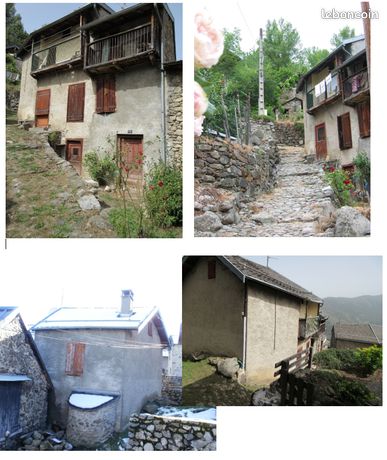 Maison de caractère en pierre - deux bâtiments communicants - coeur de l'ariège