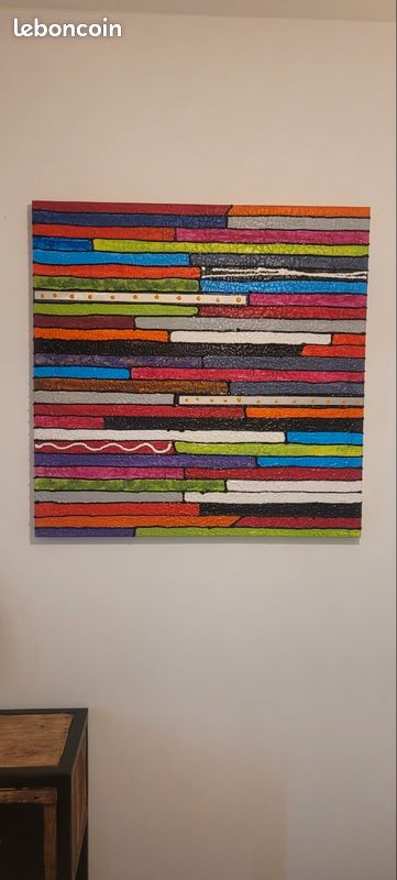 Toile abstraite (image 1)