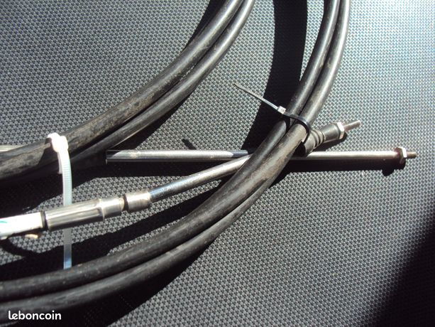 Câble De Commande à Distance Pour Moteur Hors-Bord – 4,57 M (15 Ft), Compatible Yamaha, Tohatsu, Nissan, Suzuki, 2 Et 4 Temps
