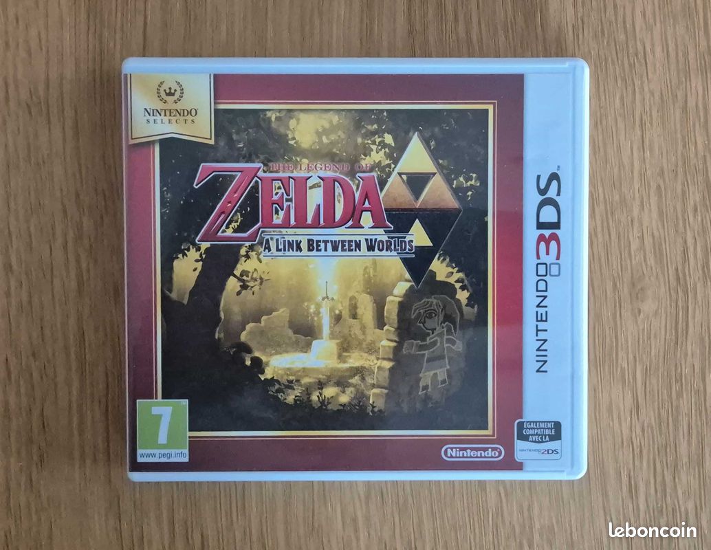 Zelda A Link Between Worlds Nintendo 3DS Édition Nintendo Selects Complet CIB Boîte Manuel — Aventure RPG Hyrule Link Nintendo PAL FR jeu culte (image 1)