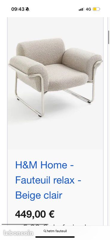 Fauteuil relax H&M (image 4)