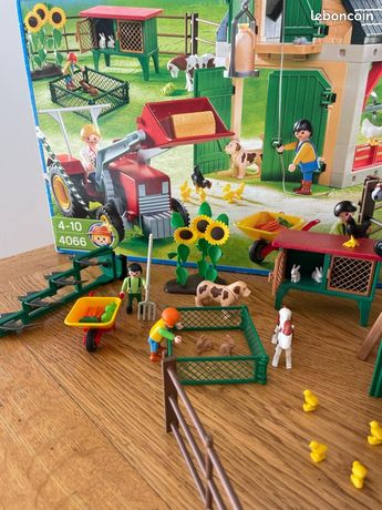 Lot Playmobil Ferme Avec Tracteur 4066 Neuve Avec Boite- Jamais Ouvert