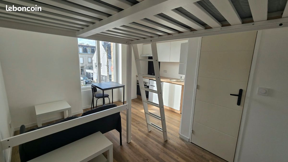 Appartement 1 pièce 16 m² · à Quimper · 16 m² · 535 €/mois