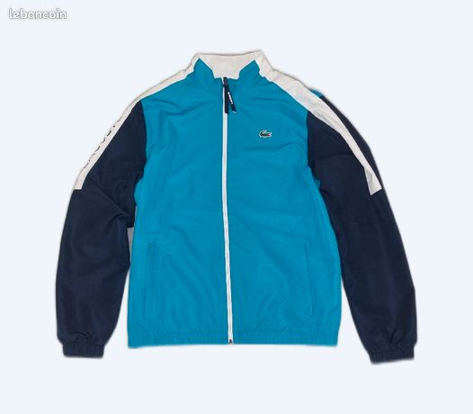Lacoste Sport Veste Lacoste Bleu Turquoise Survêtement Lacoste