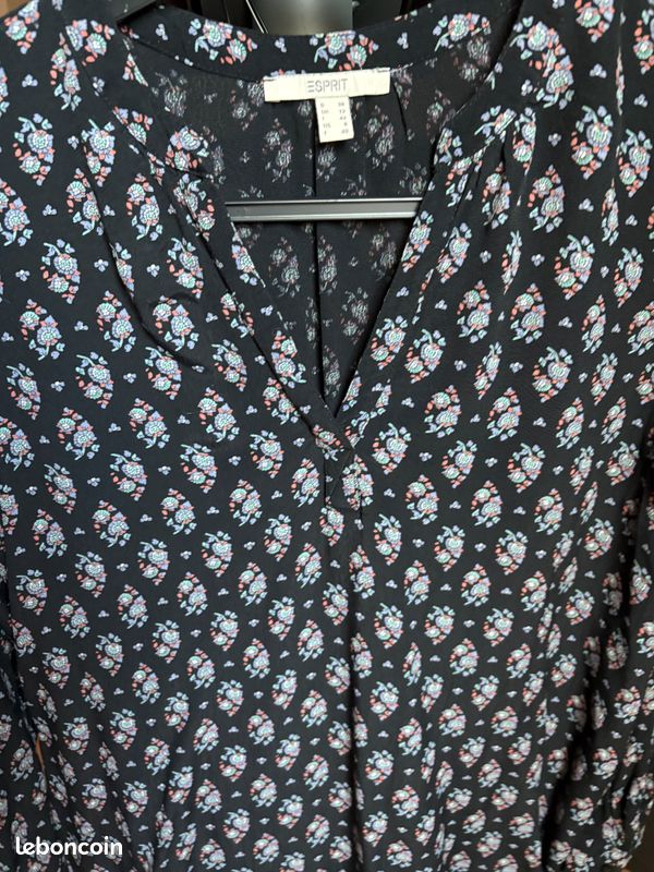Chemisier Femme Esprit Taille 40 - Occasion Très Bon état - Multicolore, Manches Longues
