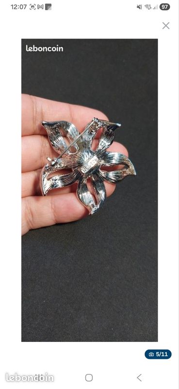 Broche Vintage Agatha - Style Couture - Occasion - Bijou Femme