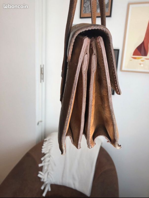 Sac à main cuir vintage (image 6)