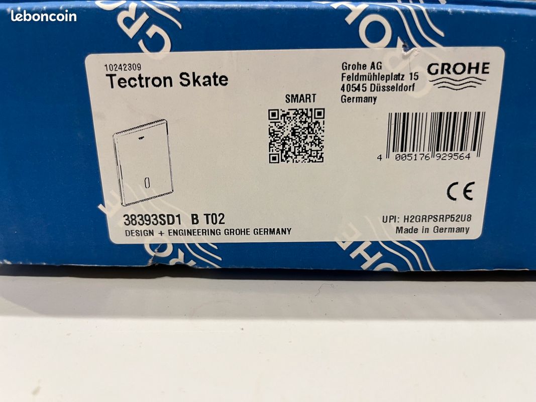 Grohe Tectron Skate - Électronique Infrarouge Pour Urinoir, Set De Montage Blanc Alpin 37321sh1 88671725