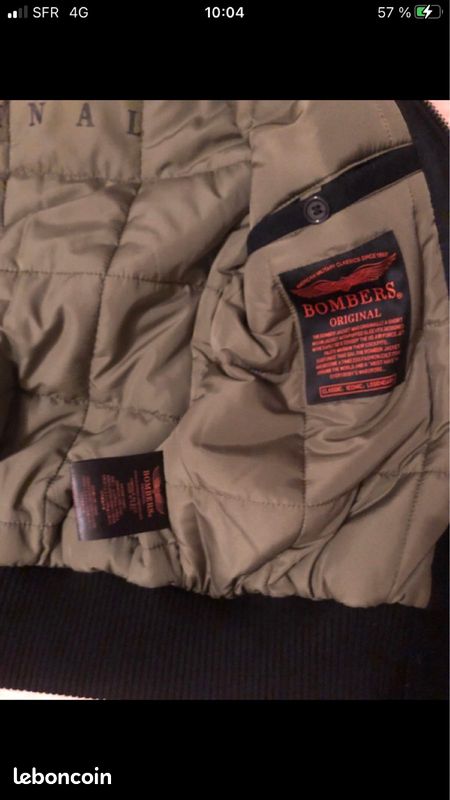 Veste Bombers Original Homme (image 3)
