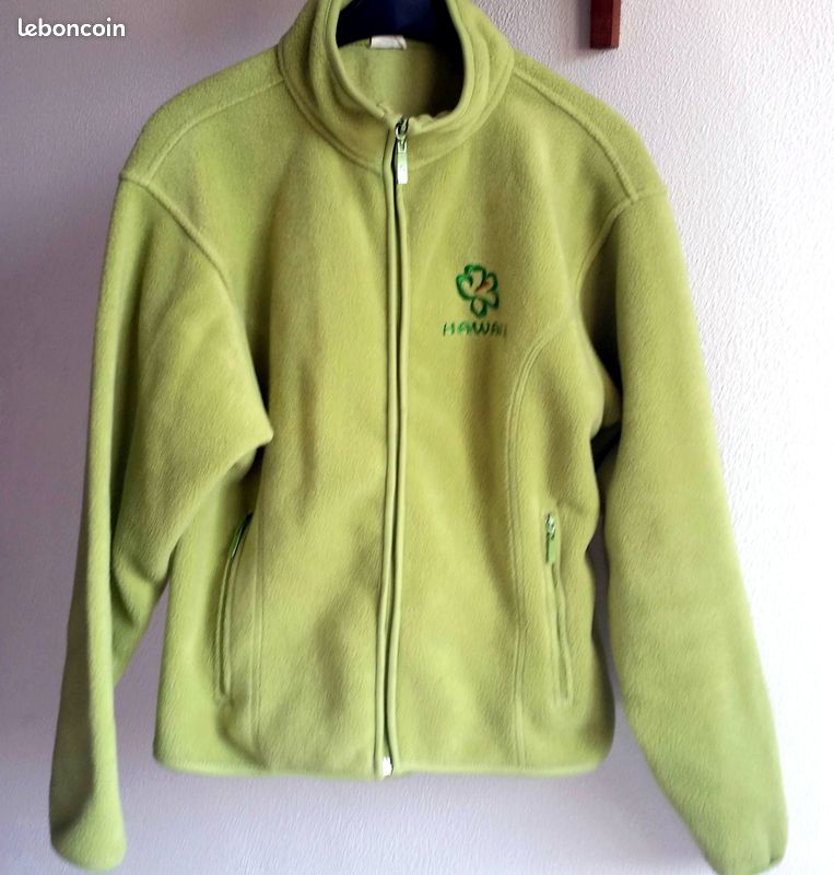 Jolie Veste polaire Hawai 38 Vert anis (image 1)